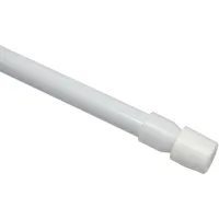 GARDINIA Klemmstange Ø 6/8 mm Weiß 35 cm - 45 cm 2-er Pack