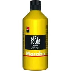 Marabu 120175019 Marabu-AcrylColor 019, 500 ml, gelb