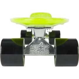 Star-Skateboard Star Skateboard Kicktail grün/schwarz