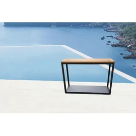 ACAMP Klapptisch Rechteckig Holz Anthrazit 49 cm x 49 cm
