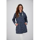 Regenjacke ANKERGLUT "Friesennerz ANKERGLUTZAUBER", Damen, Gr. 48 (XL), blau (navy), Obermaterial: 100% Polyurethan; Futter: 100% Polyester, figurumspielend, gerader Abschluss mit Druckknopf, Jacken Regenjacke, auch in Großen Größen erhältlich