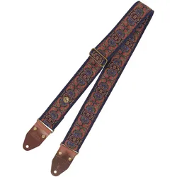 Steyner Straps Retro Gitarrengurt - Abendlicht blau-rot - Gitarrengurt