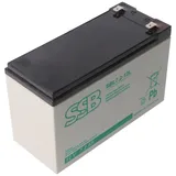 SSB Battery SSB Blei Akku SBL 7.2-12L 12V 7,2Ah 6,3mm Faston