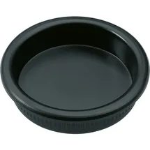 Hettich Einlassgriffe für Schiebetüren schwarz Kunststoff, 2 Stück