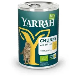 Yarrah Adult Bio Bröckchen 12x405 g Huhn & Gemüse