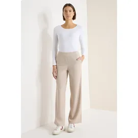 Cecil Style NEELE Wide Leg Hose Desert Beige Melange XXL 32