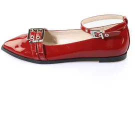 Buffalo Riemchenballerina Damen Rot 38