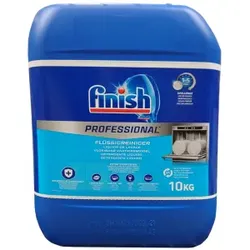 Finish Spülmaschinenreiniger Liquid, Flüssigreiniger von Finish Professional für hygienisch reines Geschirr, 10 kg - Kanister