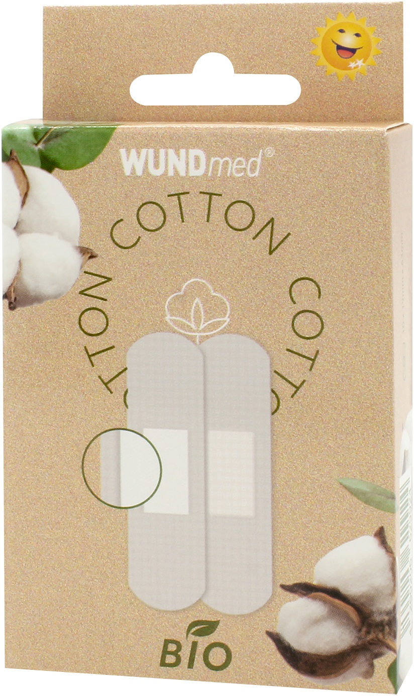 WUNDmed Cotton Pflaster Bio Wundpflaster biologisch abbaubar 10 Stück