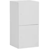 MÖBELPARTNER Locked Spind 45,4 x 40,7 x 92,6 cm weiß