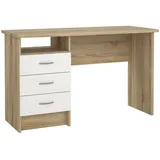 Dmora Eckschreibtisch Andre Eiche / Braun