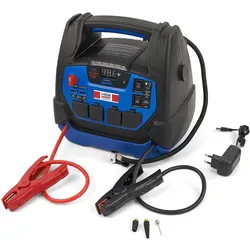 HBM Professional Autostart-Booster, Starthilfe-Batterie-Booster, 230 V, 12 V, 22 Ah