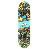 Nils Extreme Skateboard, Farbe:color worms 2