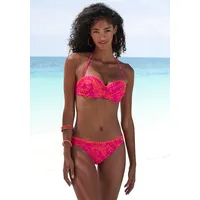 VENICE BEACH Bügel-Bandeau-Bikini Damen Orange 42 Cup D