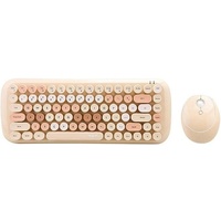 MOFII Kabellose Tastatur + Maus Set Candy 2.4G (Beige)