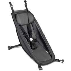 Croozer Babysitz mit Climatex Material - für alle Kid ab 2014 Schwarz Modell 2024