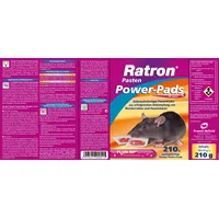 Ratron Rattenköder Pasten Power-Pads 29 ppm, 210 g
