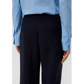 s.Oliver Wide Leg Hose aus Viskosemix Blau 46