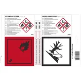 Hünersdorff Haftetiketten (A4-Bogen) Otto-/Dieselkraftstoff