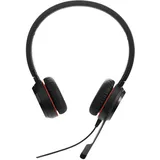 JABRA Evolve 20 SE Stereo Headset Schwarz - USB-C/A, UC-Version, Mikrofon mit Geräuschunterdrückung