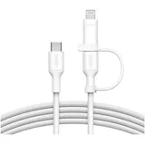 Belkin Boost Charge 2-in-1-Kabel mit USB-C-Stecker und Lightning Connector