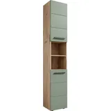 BASIC by Balculina Mid.you Hochschrank 34 x 190 cm Grün Holz