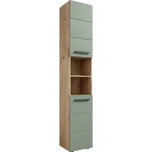 BASIC by Balculina Mid.you Hochschrank 34 x 190 cm Grün Holz