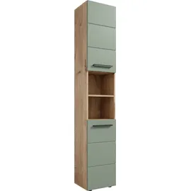 BASIC by Balculina Mid.you Hochschrank 34 x 190 cm Grün Holz
