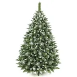 AmeliaHome Künstlicher Weihnachtsbaum 250 cm Tannenbaum Christbaum Kiefer PVC Weihnachtsdeko Lemmy