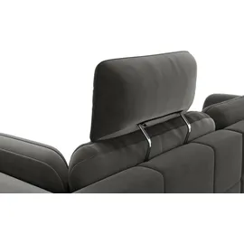 sit&more Ecksofa SIT & MORE "Bendigo L-Form", grau (anthrazit), B:258cm H:87cm T:226cm, Sofas, Ecksofa, inklusive Sitztiefenverstellung, Bodenfreiheit 15 cm, in 2 Fußfarben