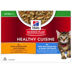Hills Science Plan Healthy Cuisine Kitten Ragout Frischebeutel Multipa