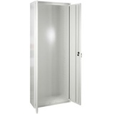 ADB Stahlschrank 40828 lichtgrau 71,0 x 30,0 x 195,0 cm, aufgebaut