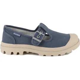 Palladium Unisex Pampa M-Jane Washed Mary Flat, Vintage Indigo, 40 EU