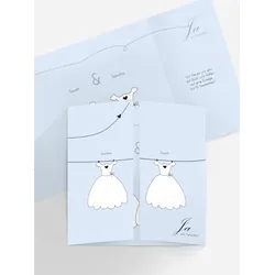 Einladungen zur Hochzeit selbst gestalten mit Spruch und Fotos im Onlinedesigner bei Meine-Kartenmanufaktur.de