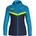Damen Kapuzenjacke marine/jako blau/neongelb 38