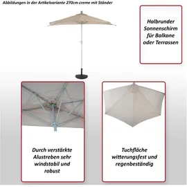 MCW Lorca-300 285 x 135 cm ohne Ständer terrakotta