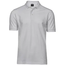 Tee Jays  Herren Stretch Poloshirt Milo in Weiß, Gr. S