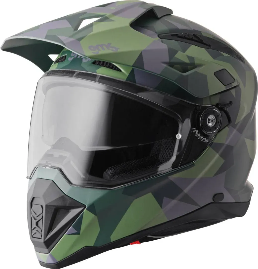 Gms Adventus Camo matt grün-schwarz - 2XL