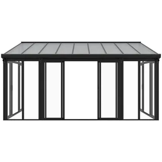 Juskys Wintergarten 548 x 312 cm 16 m2 anthrazit