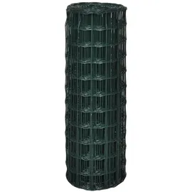 vidaXL Maschendrahtzaun 10 x 0,8 m grün