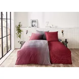 KAEPPEL Wendebettwäsche »Jaro, rot 155x220+80x80 cm