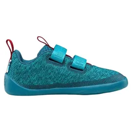 Affenzahn Knit Happy Shark Klettschuh blau, Größe 32
