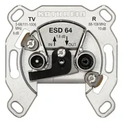 Durchgangsdose BK 2f 8dB/860 1,8dB/860 4-862MHz