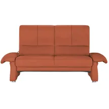 HIMOLLA Sofa Leder 2-Sitzer Orange