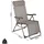 Mobili Rebecca Liegestuhl Zero Gravity 113 x 66 x 104 cm Beige/Dunkelgrau