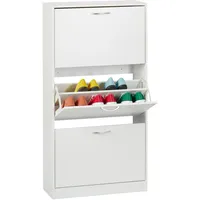 Relaxdays Schuhschrank, HxBxT: 116 x 24 cm, für 18