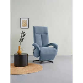 sit&more TV-Sessel »Tycoon«, wahlweise manuell, mit zwei Motoren oder mit Akku oder mit 2 Motoren, blau