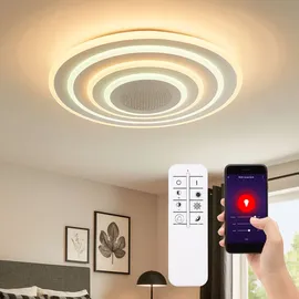 GLOBO Smart Home Deckenlampe 1x LED 40W rund weiß