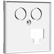 Homeway Zentralplatte one. TV + LAN Future linear sw