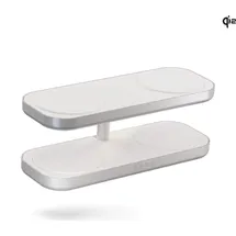 Zen Zens Aluminium Series Quattro Wireless Charger Pro 4 mit Netzteil 65W Qi2 weiß